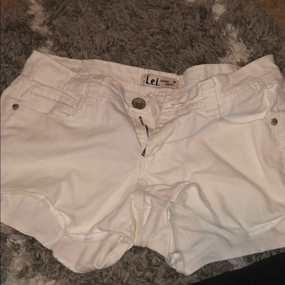 White shorts